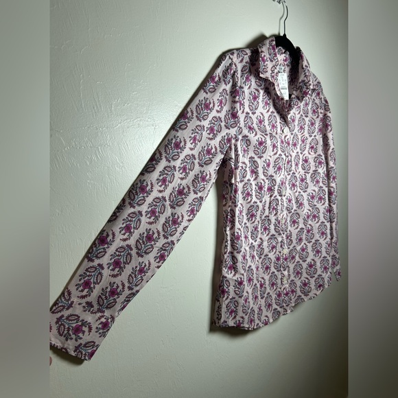 J.Crew Floral Button Down Shirt NWT Small - Picture 6 of 12